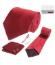 Coffret Monaco - Cravate rouge