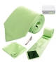 Coffret Canberra - Cravate vert anis